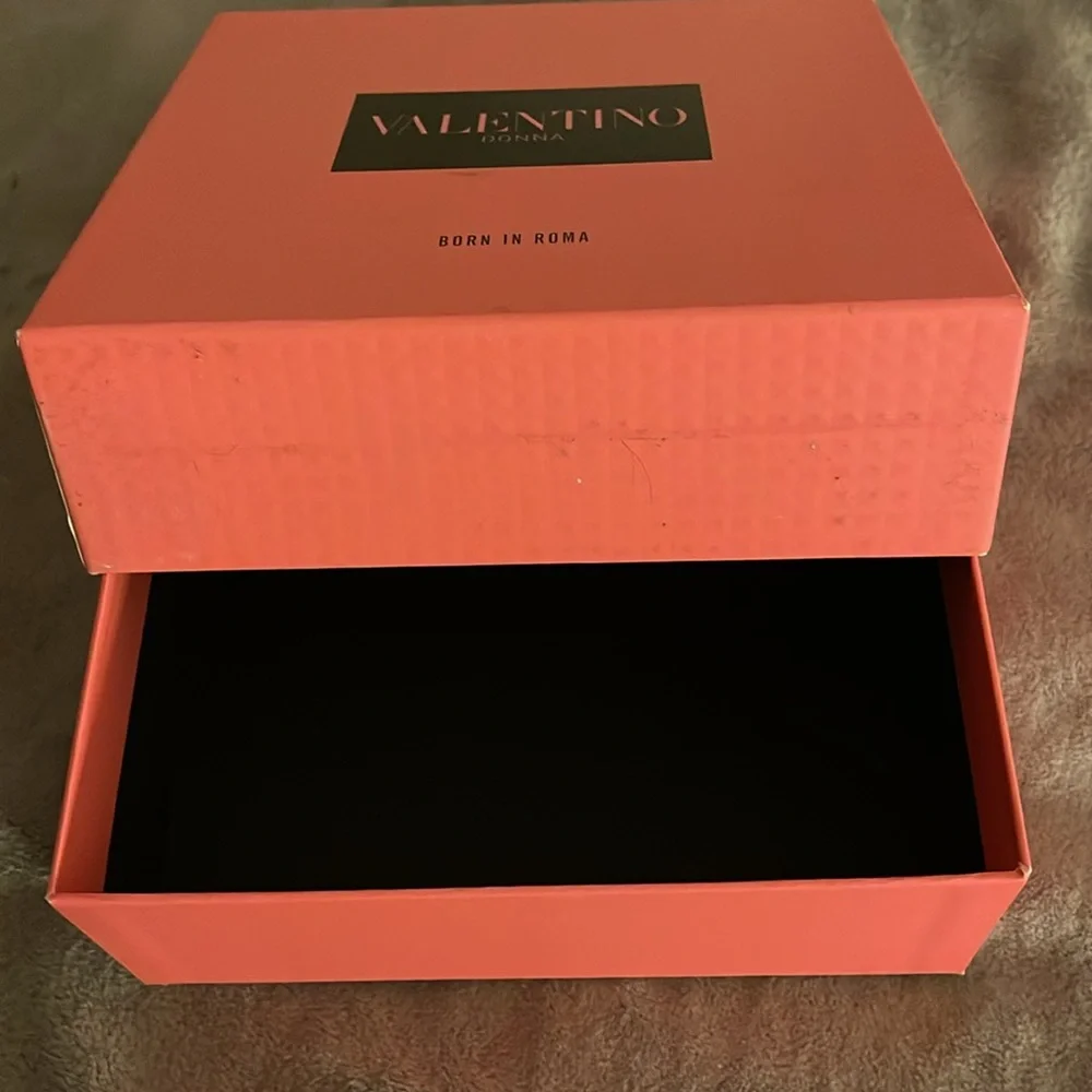 Valentino Chic Pink Box Organizer for Stylish Storage